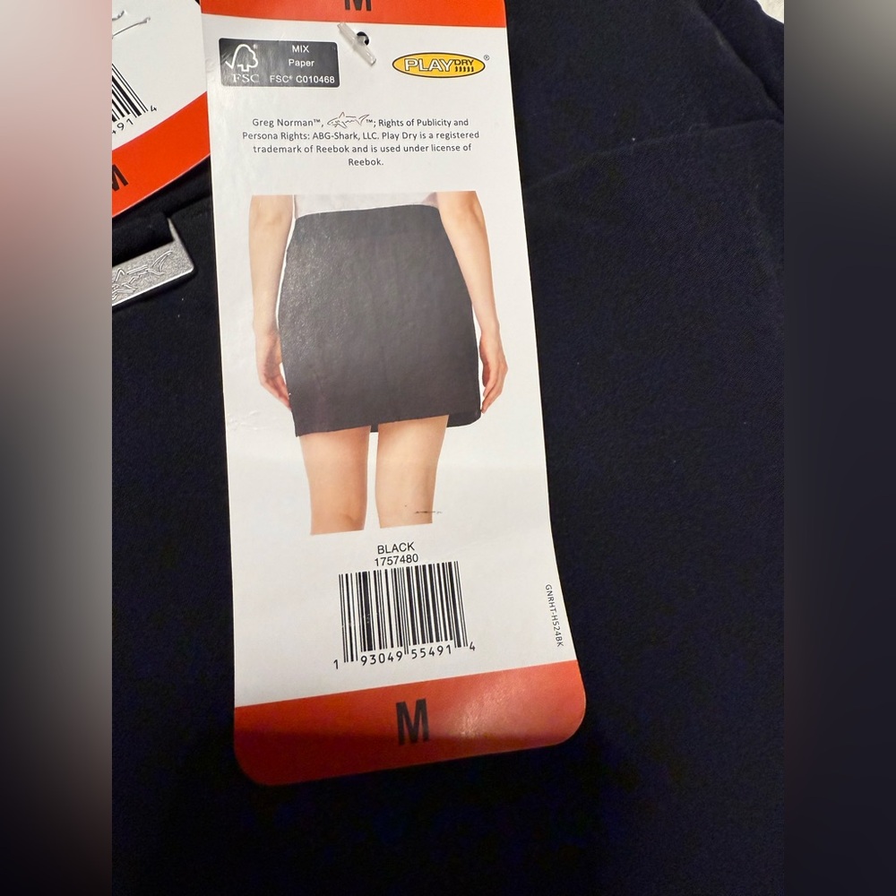 Greg Norman Women's Golf Tennis Skirt Skort Black Size XXL and M ⭐NEW⭐ - Picture 5 of 5